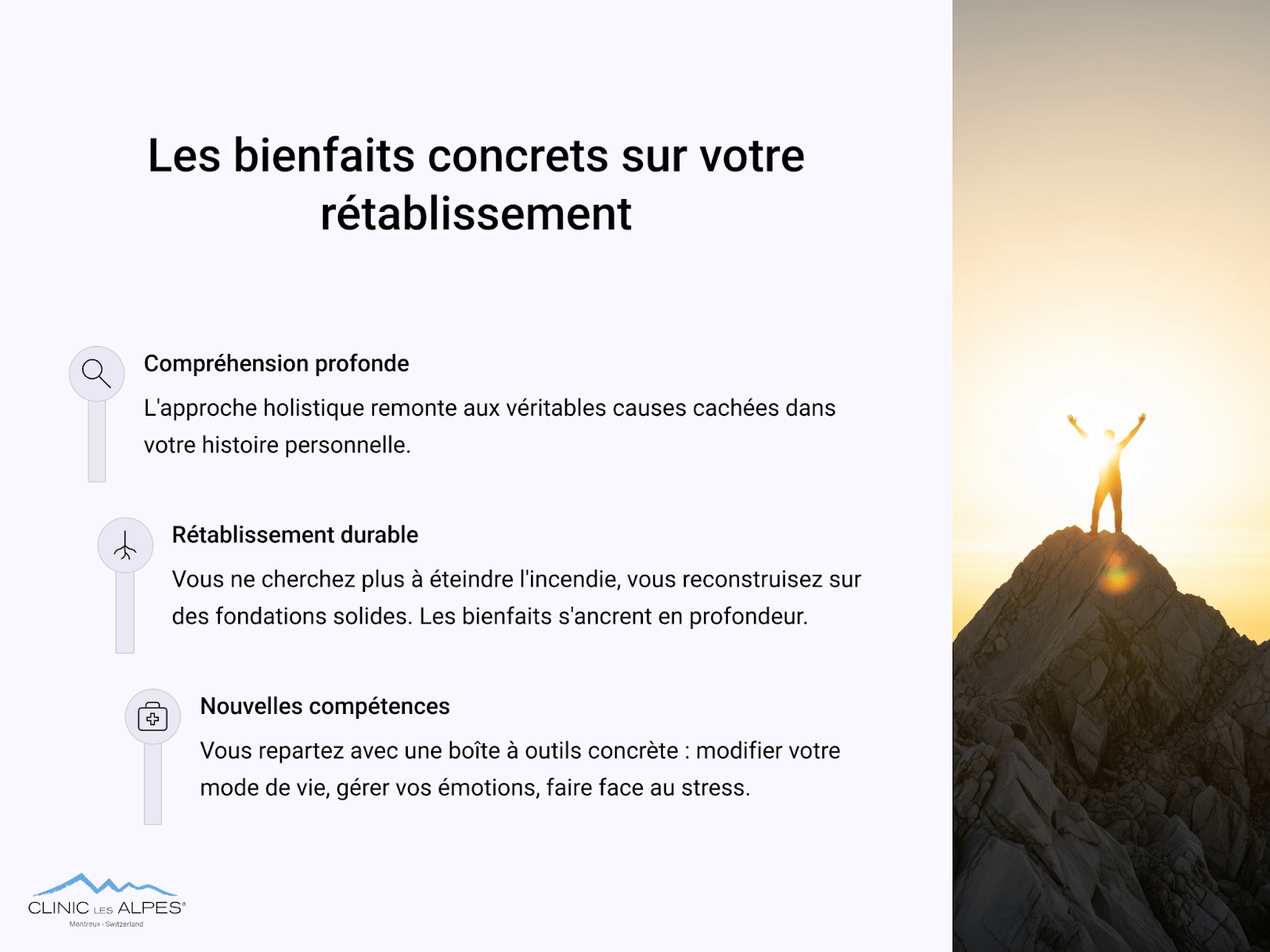 les bienfaits concrets d'une approche holistique sur votre rétablissement