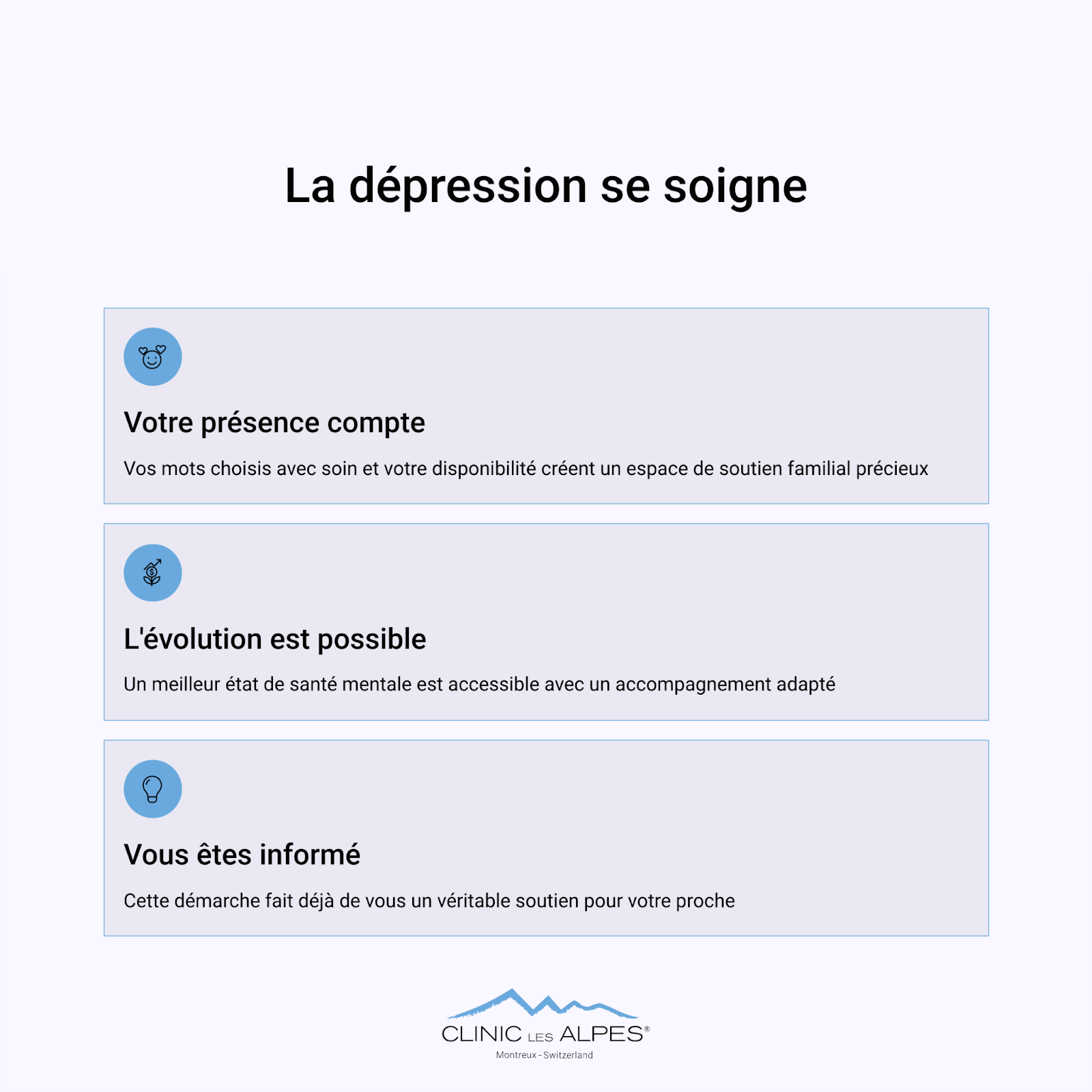 la dépression se soigne
