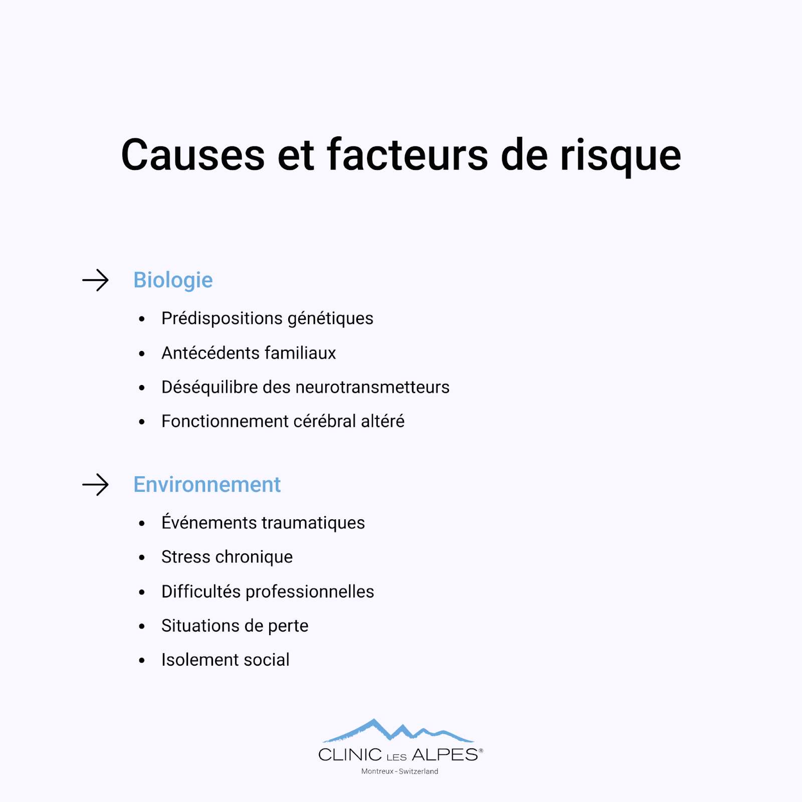 causes et facteurs de risque du trouble anxiodépressif