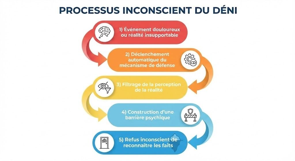 processus inconscient du déni