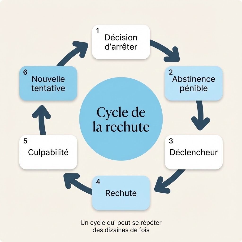 cycle de rechute et addiction